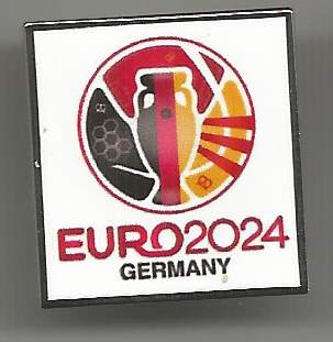 Pin Europameisterschaft 2024 Deutschland weiss